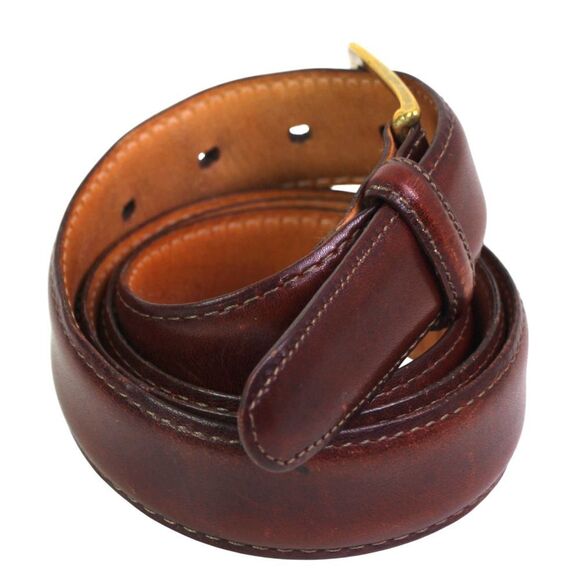 Martin Dingman BROWN GENUINE LEATHER 1 1/8"Wd CASUAL DRESS MEN'S BELT Sz 38(38A - Picture 5 of 15